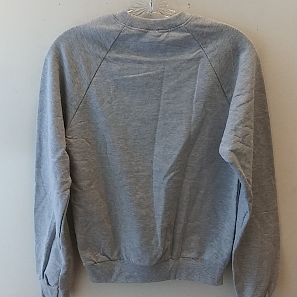 NWOT Marky G Unisex Grey Sweatshirt Size XS - Picture 2 of 2